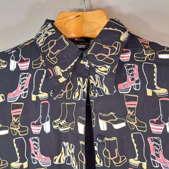 Straight To Hell | Platform Shoe Shirt | Size XL - Picture 2 of 8